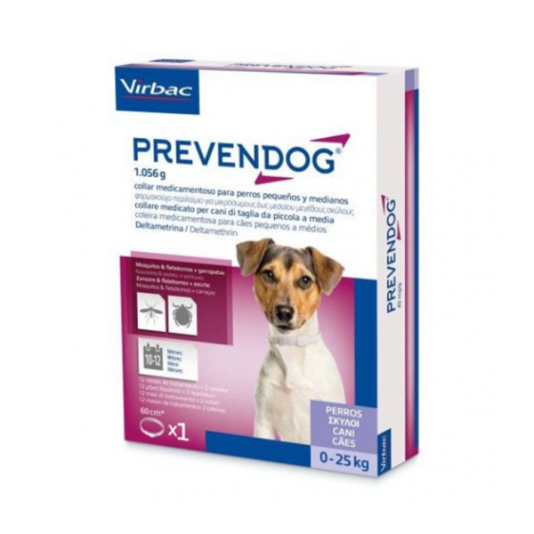 PREVENDOG 1 COLLAR 60CM HASTA 25KG
