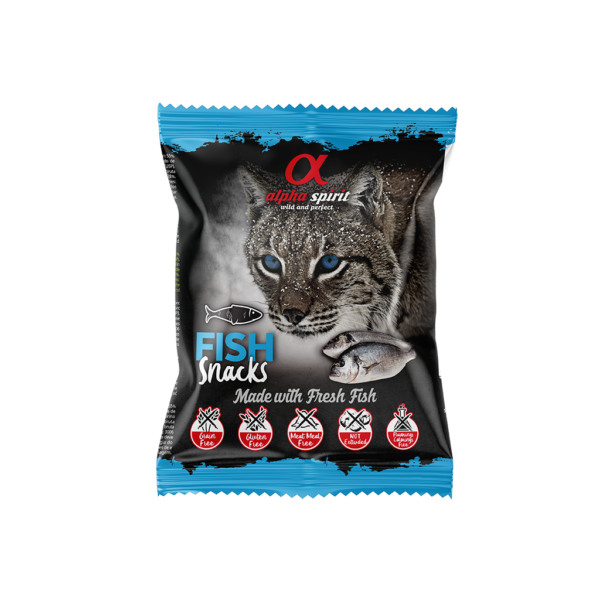 ALPHA SPIRIT SNACK DE PESCADO GATO 50G