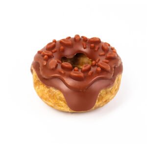 DONUT DE POLLO GLASEADO DE FRESA 7CM