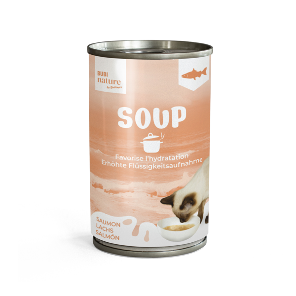 BUBI NATURE CAT SOUP SALMON 135G