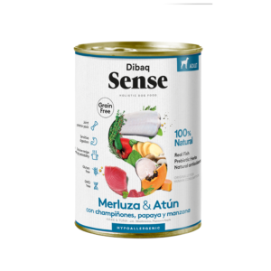 LATA WET SENSE MERLUZA Y ATÚN 380GR