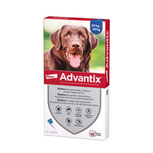 ADVANTIX PACK +25KG (4 pipetas x 4,0ml)