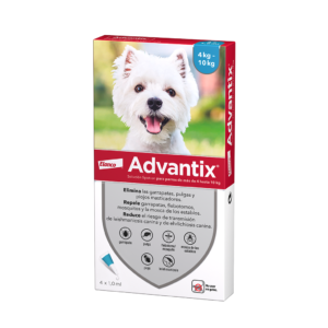 ADVANTIX PACK 4-10KG (4 pipetas x 1,0ml)