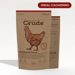 CRUDE SNACK PECHUGA DE POLLO 90GR