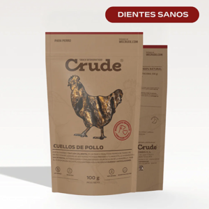CRUDE SNACK CUELLO DE POLLO 100GR