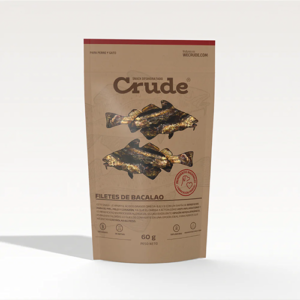 CRUDE SNACK BOCADOS DE BACALAO 60GR