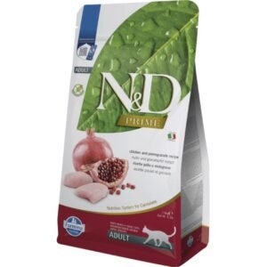 N&D CAT PRIME POLLO & GRANADA ADULT 1,5KG