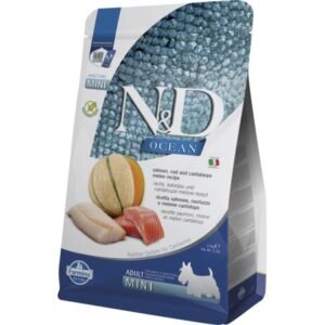 N&D DOG OCEAN SALMON & BACALAO ADULT MINI 2,5KG