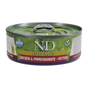 N&D CAT PRIME POLLO & GRANADA KITTEN 70GR