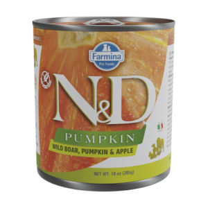 N&D DOG PUMPKIN JABALI & CALABAZA & MANZANA 285GR