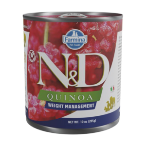 N&D DOG QUINOA WEIGHT MANAGEMENT 285GR