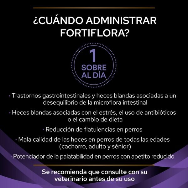 PRO PLAN FORTIFLORA CANINE (5 SOBRES) - Imagen 4