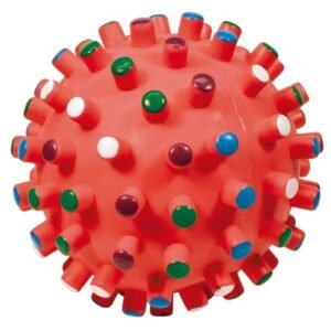 PELOTA VINILO CON PUNTITAS DE COLORES