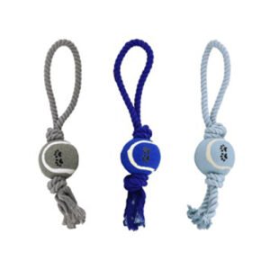 CUERDA DENTAL CON PELOTA Y ASA  33cm-120gr