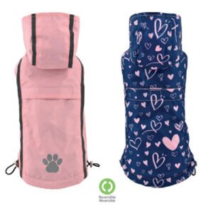 IMPERMEABLE REVERSIBLE ROSA-LOVE