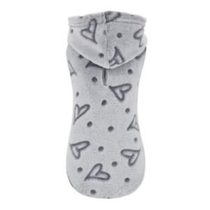 SUDADERA CON CAPUCHA AMOUR GRIS