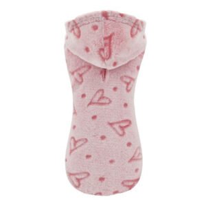 SUDADERA CON CAPUCHA AMOUR ROSA