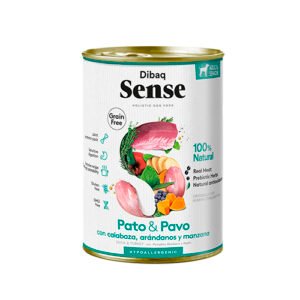 LATA WET SENSE PATO Y PAVO SENIOR 380GR