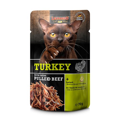 LEONARDO TURKEY PULLED BEEF 70GR