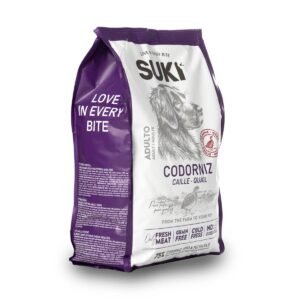 SUKI PIENSO SEMI HUMEDO CODORNIZ CON PAVO 3KG