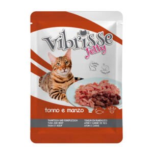 VIBRISSE GATO POUCH ATUN Y TERNERA EN GELATINA 70g